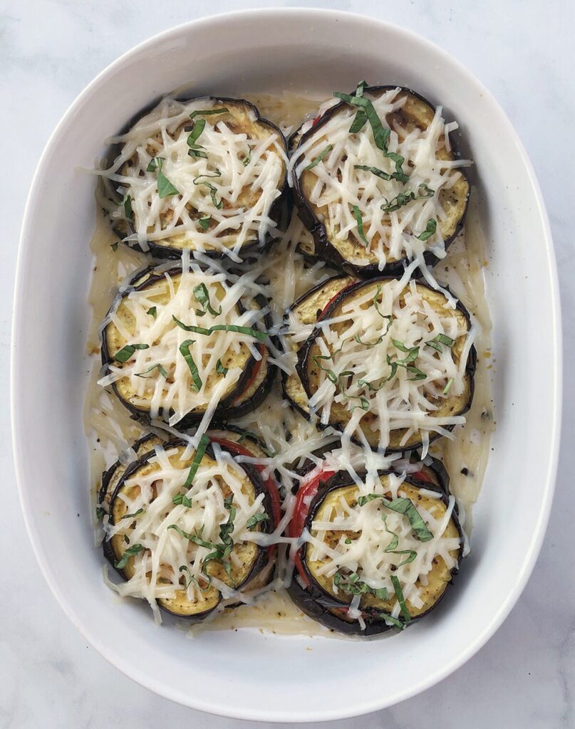 a classic italian dish with a vegetarian twist homemade eggplant parmesan