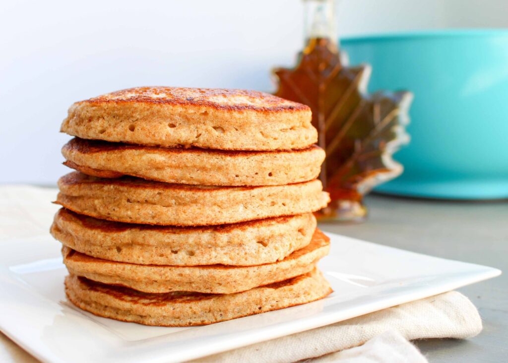 a sweet healthy twist on classic pancakes