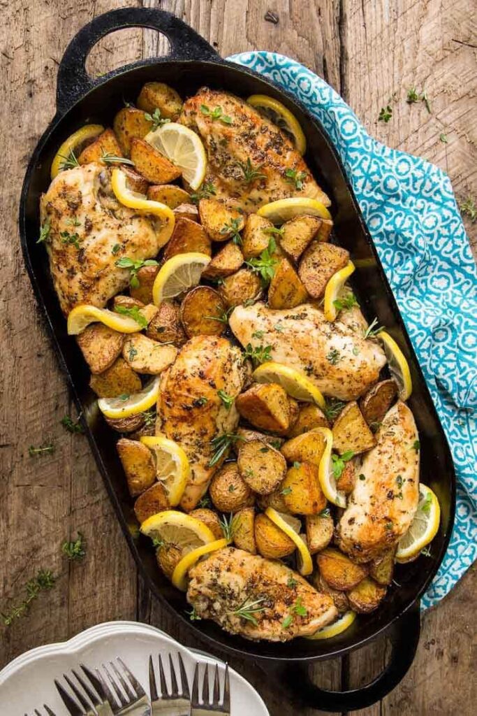 baked lemon garlic chicken a simple weeknight meal