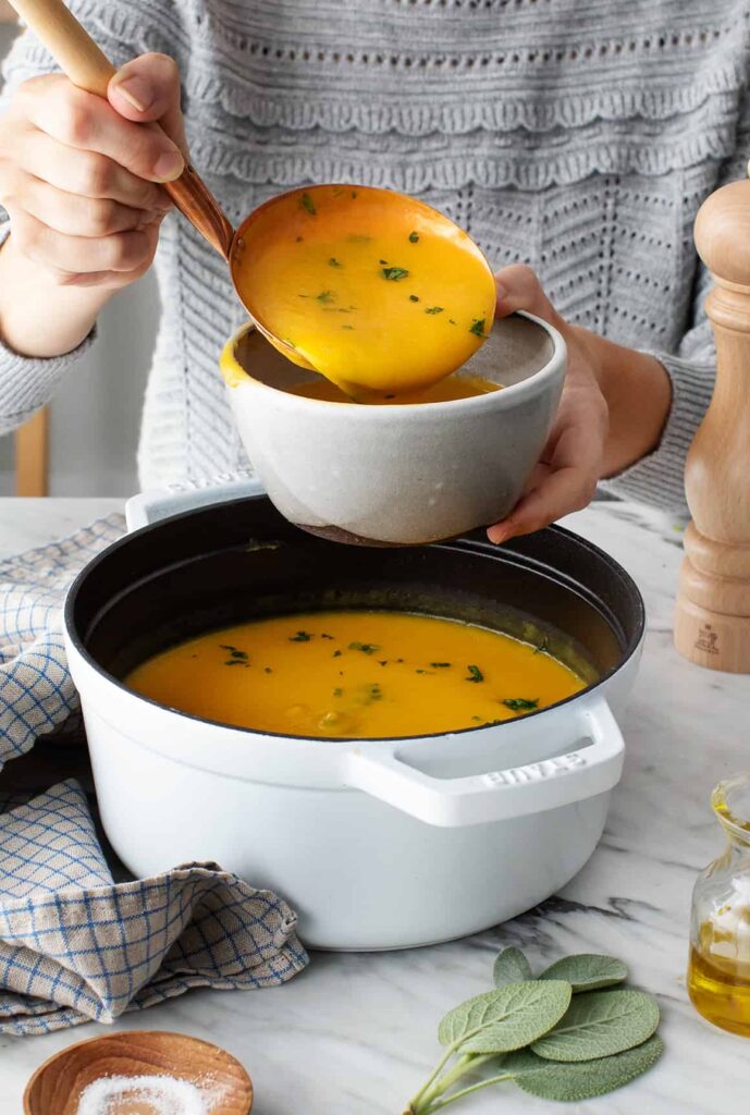 butternut squash soup a cozy starter for thanksgiving or christmas dinner