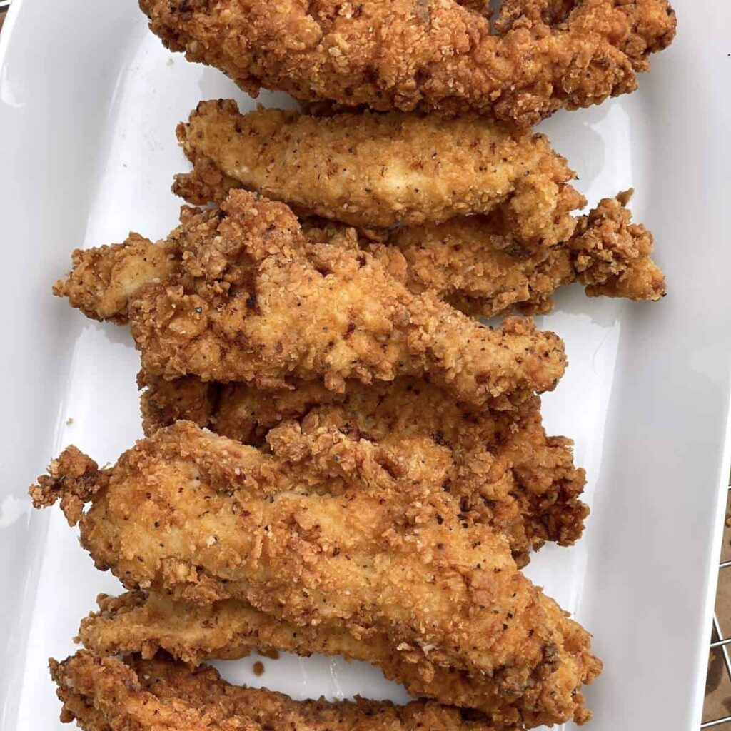 crispy fried chicken tenders a classic southern dish