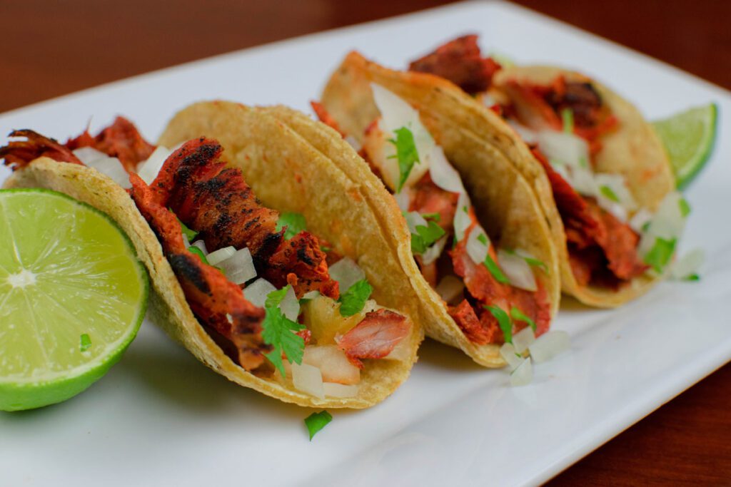 delicious tacos al pastor a classic mexican dish