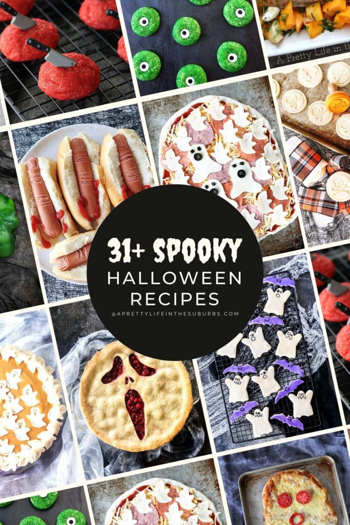 enjoy a spooky halloween dinner with these ghoulish and delicious treats