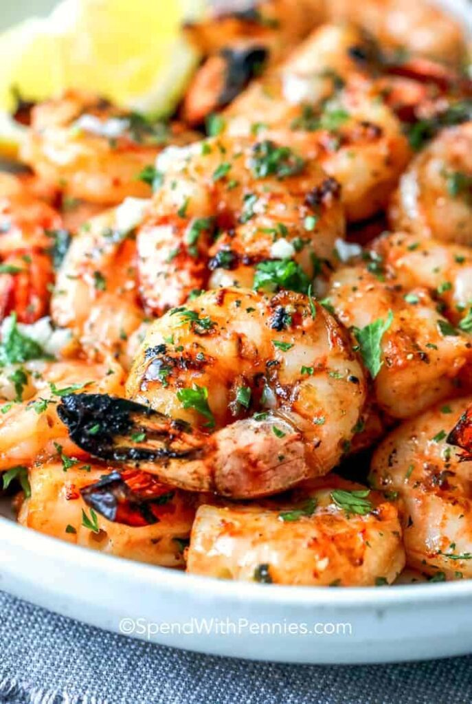 grilled shrimp skewers perfect for summer cookouts