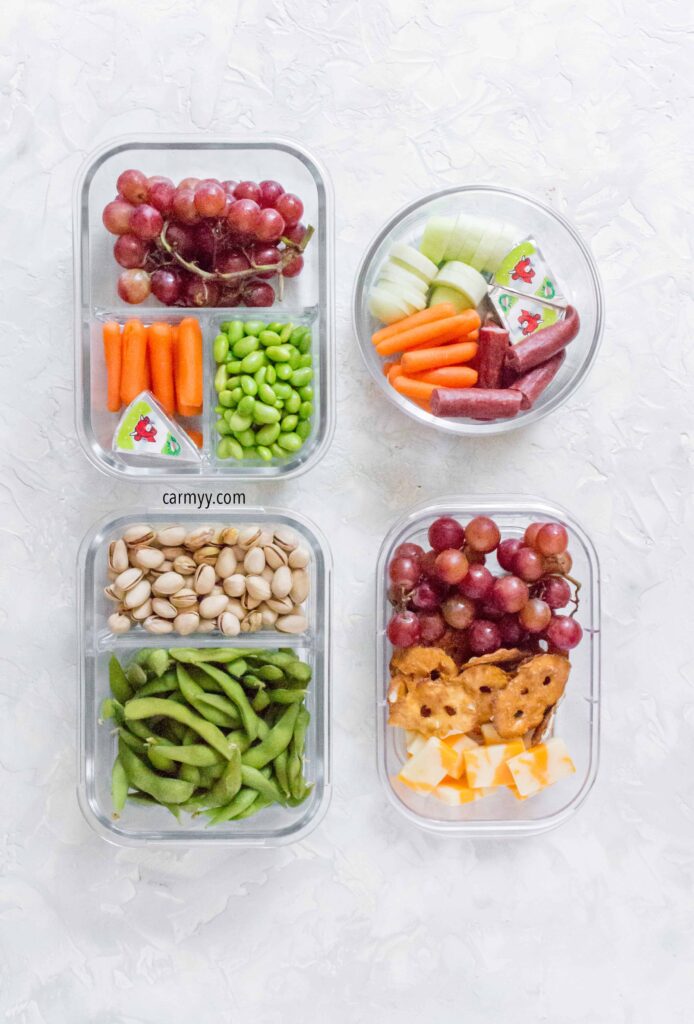 healthy and tasty snacks for work or school