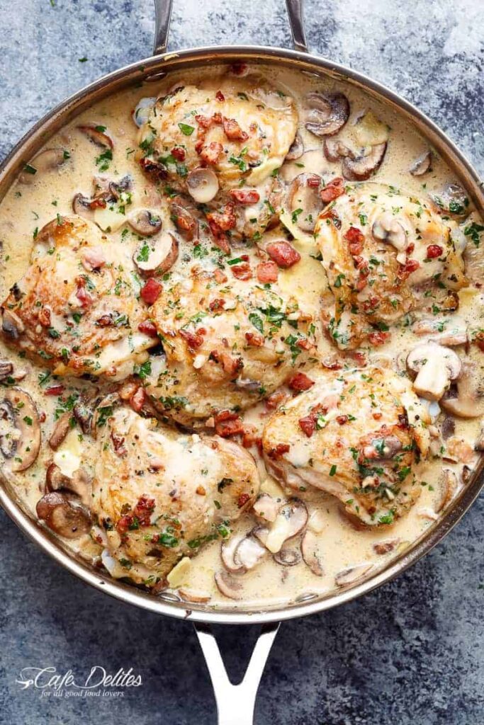 keto heaven creamy parmesan chicken thighs recipe