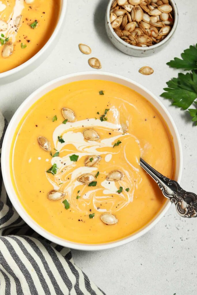 roasted butternut squash soup a cozy fall favorite