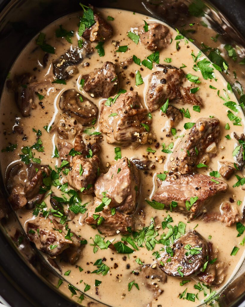 slow cooker beef stroganoff comfort food made easy