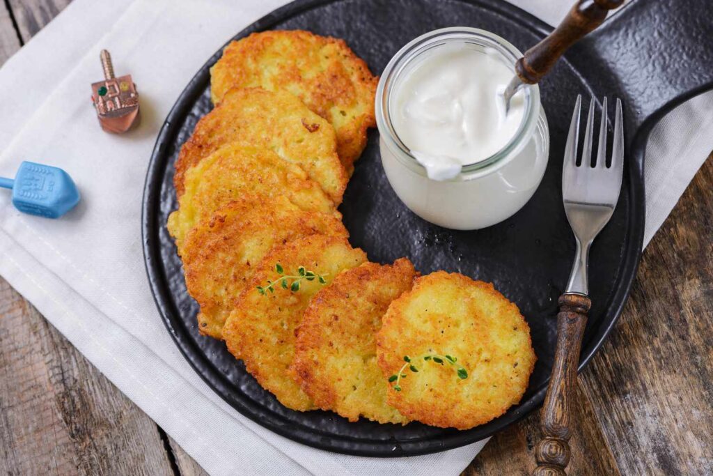 traditional hanukkah dish delicious potato latkes recipe