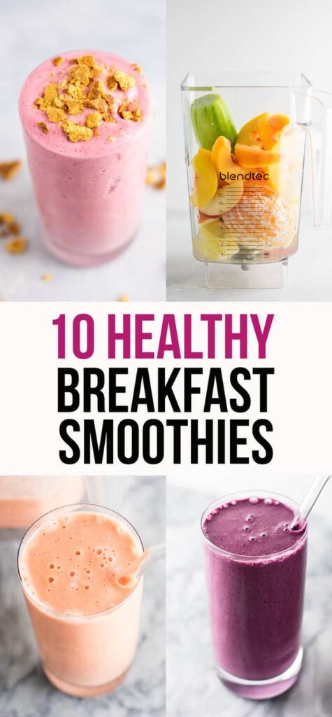 10 delicious and easy breakfast smoothie recipes