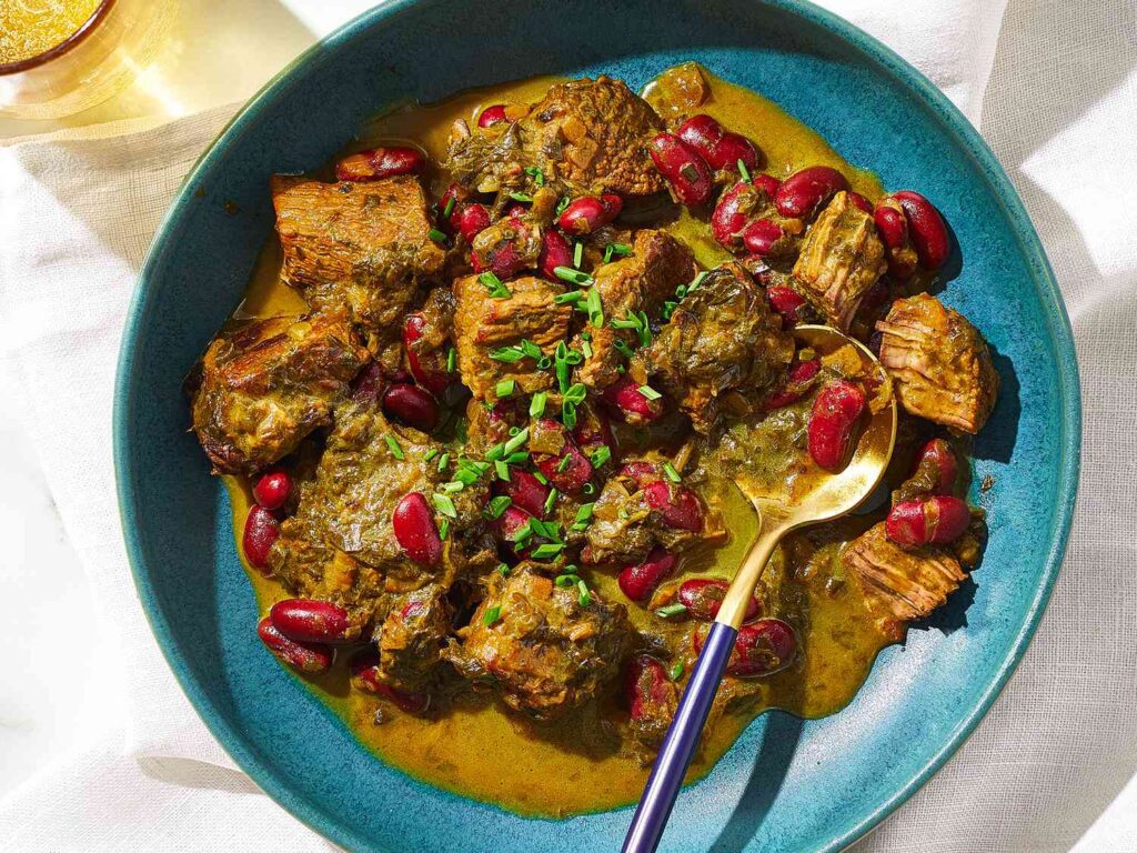 ghormeh sabzi a staple dish for persian new year celebrations