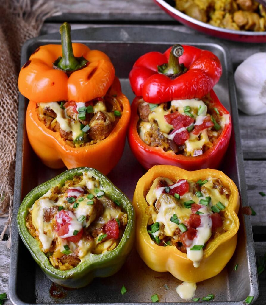 gluten free quinoa stuffed bell peppers a colorful and nutritious meal