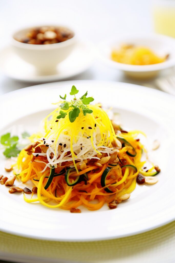 low carb spaghetti squash pad thai a guilt free twist on a classic