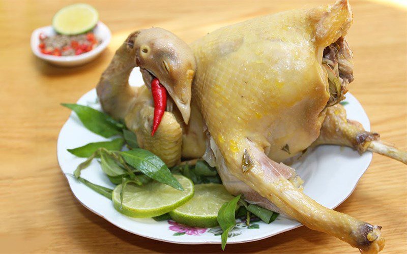 Steamed Chicken with Lemongrass Salt