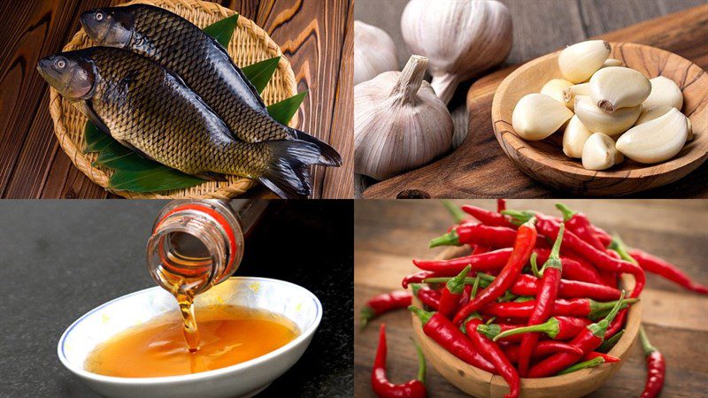 Ingredients for seafood stir-fried vermicelli