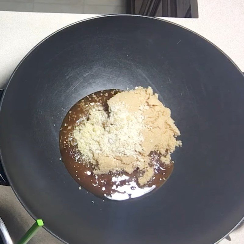 Step 3 Making sweetened black bean sticky rice Black bean sticky rice - ginger sticky rice