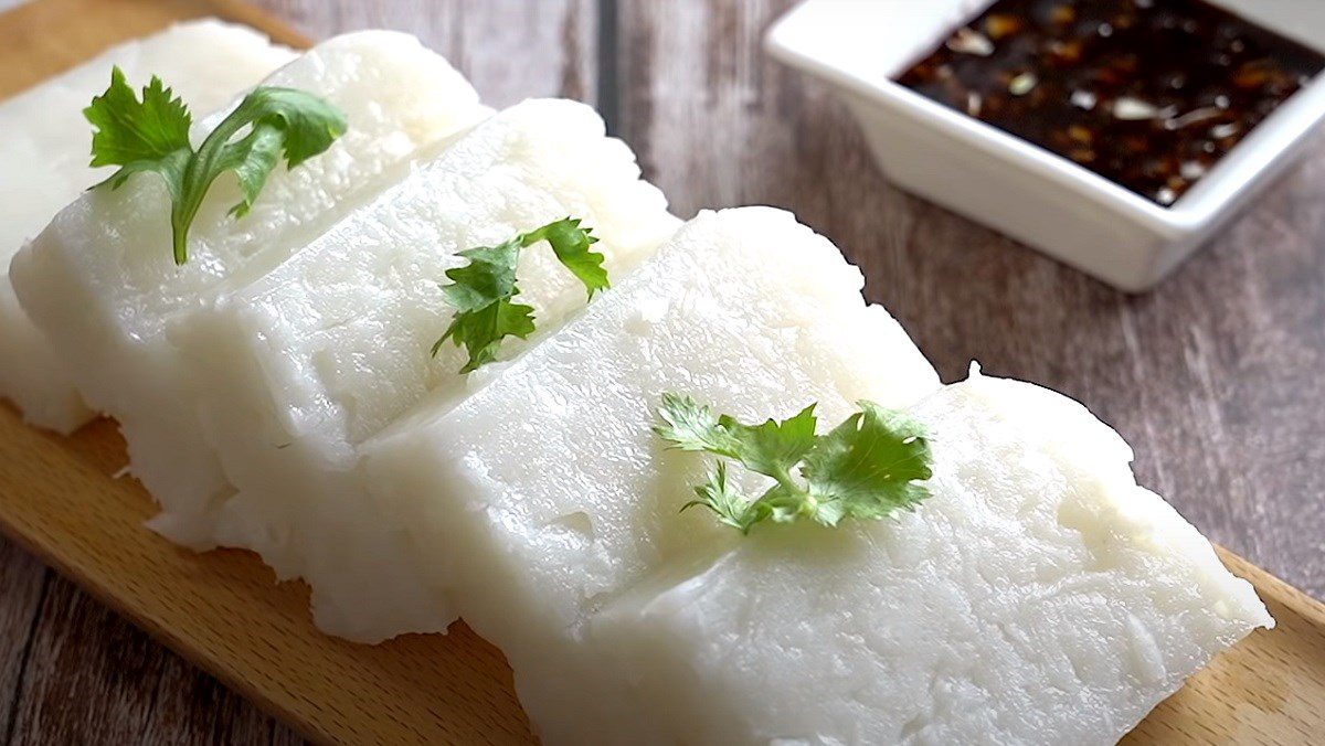 Vegetarian radish cake