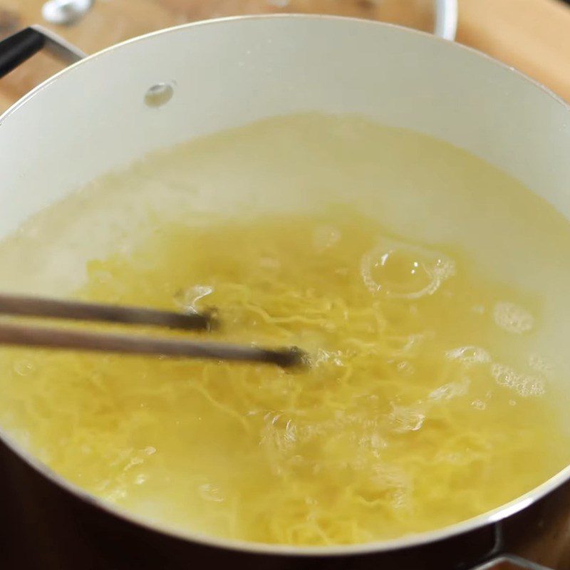 Step 5 Completion of vegetarian miso ramen