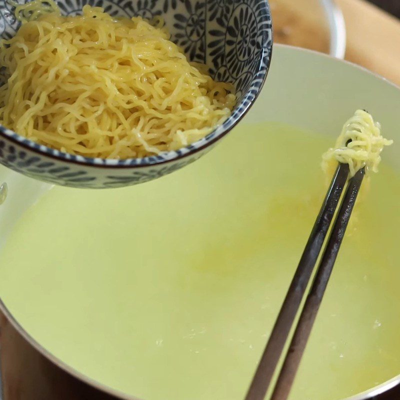 Step 5 Completion of vegetarian miso ramen