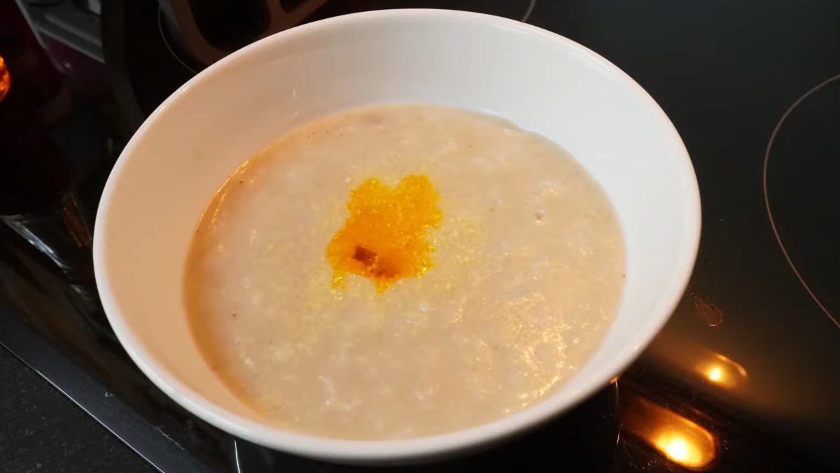 Frog Porridge with Green Pumpkin (Winter Melon)