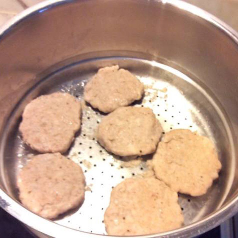 Step 2 Steam the fish cake Banana Leaf-Wrapped Fish Cake