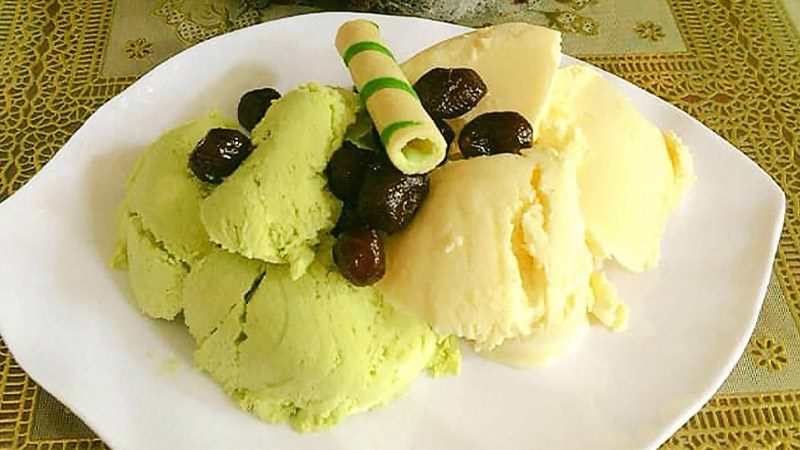 Avocado ice cream