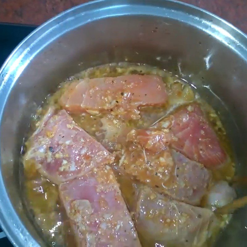 Step 5 Stewed Ocean Tuna with Bamboo Shoots