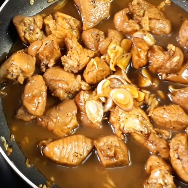 Step 3 Braise Pork Lean Pork Braised with Pepper