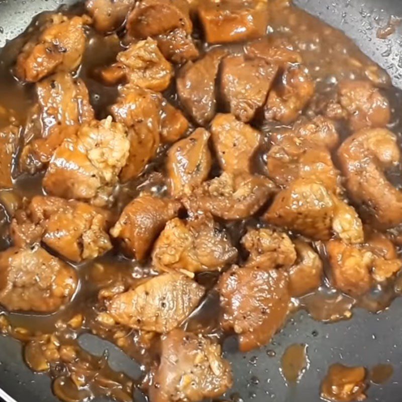 Step 3 Braise Pork Lean Pork Braised with Pepper