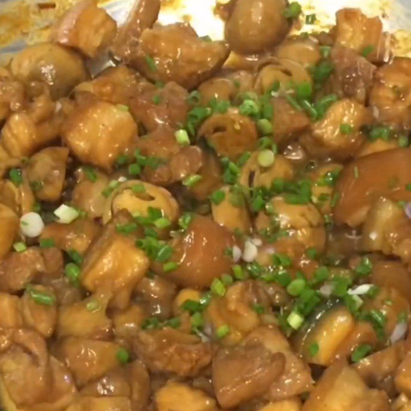 Step 3 Meat Stew with Straw Mushrooms