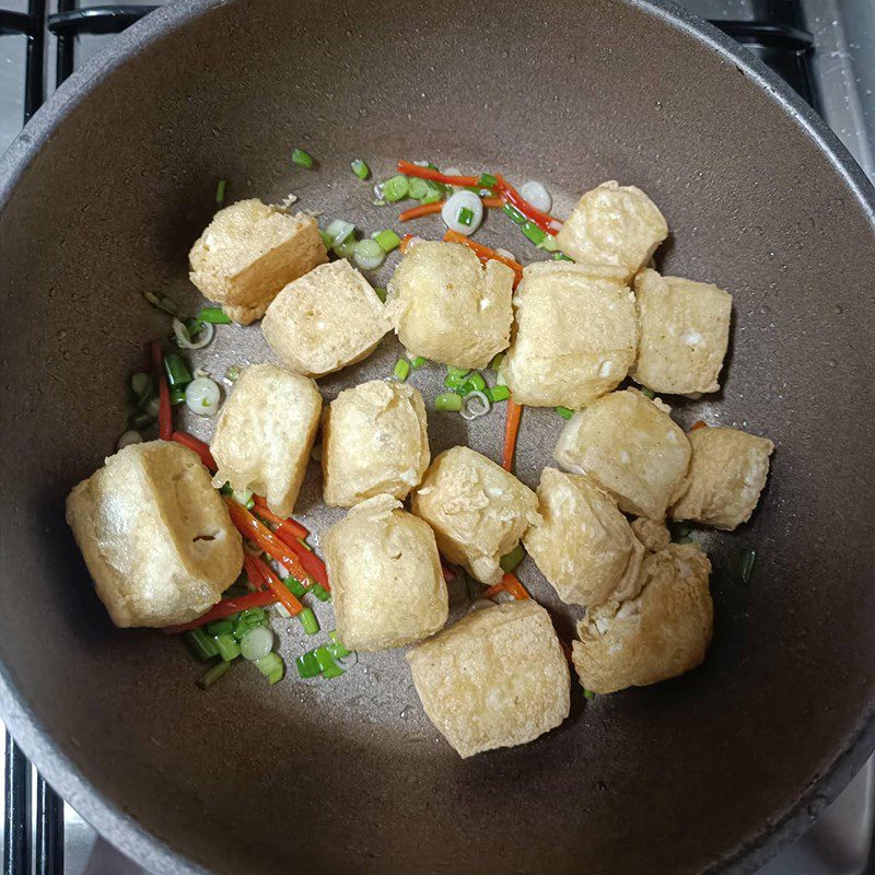 Step 2 Making salted tofu Salted tofu