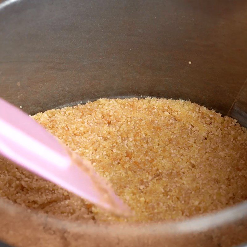 Step 2 Making the mousse cake base Yogurt orange mousse