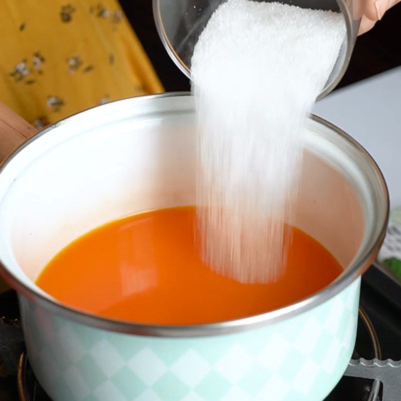 Step 1 Making Orange Jelly Yogurt Orange Mousse