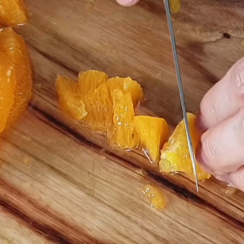 Step 1 Make fresh orange jelly Cheese Orange Tart