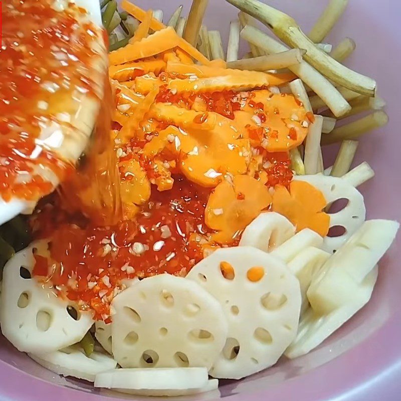 Step 5 Soak Lotus Root for Lotus Root Kimchi