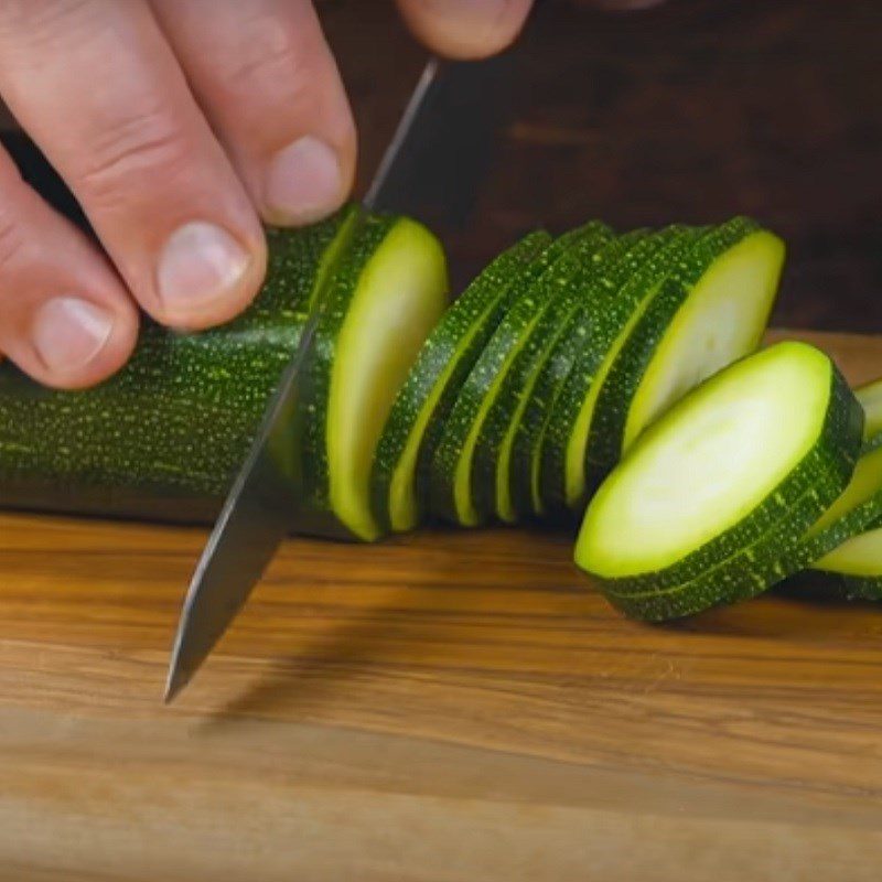 Step 1 Prepare zucchini Cheese Omelet