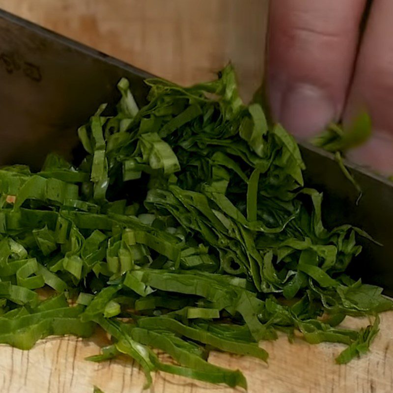 Step 1 Prepare vegetables for Sour Rib Soup