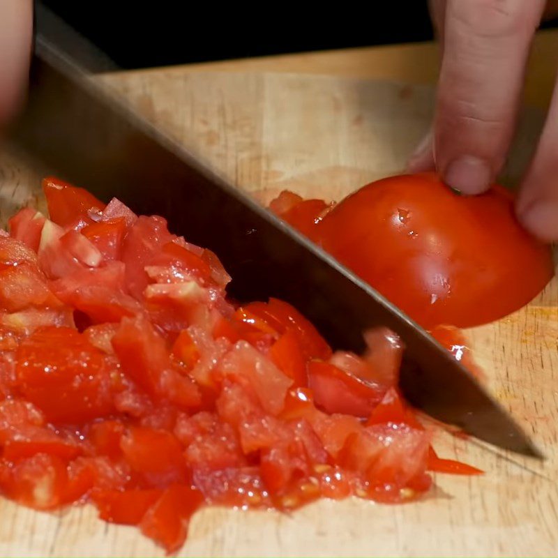 Step 1 Prepare vegetables for Sour Rib Soup