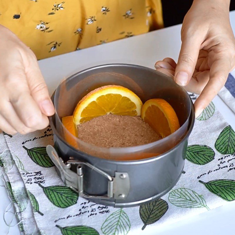 Step 3 Preparing and arranging oranges Yogurt orange mousse