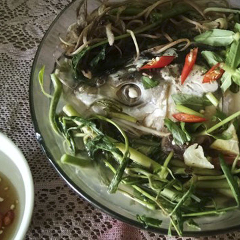 Step 4 Finished product sour fish soup