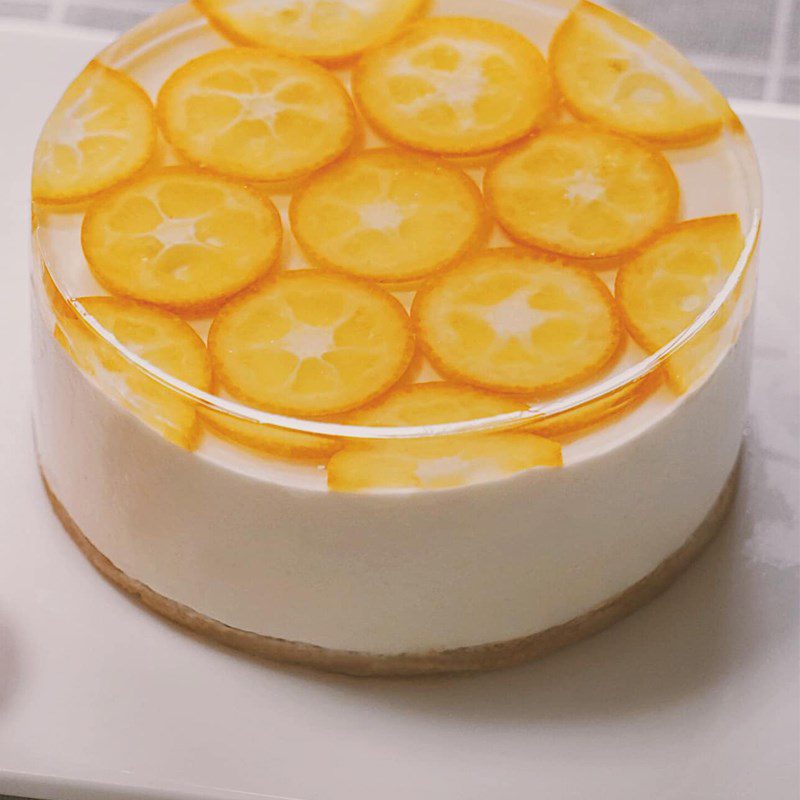 Step 6 Final product of Kumquat Cheesecake