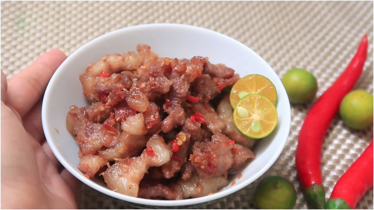 Steamed Pork with Shrimp Paste