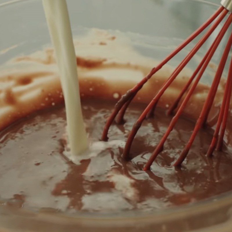 Step 2 Mixing the batter Chocolate Crepe Rolls