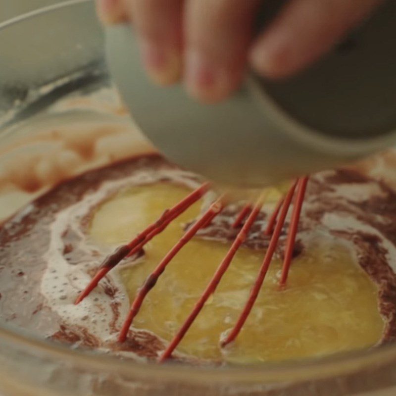 Step 2 Mixing the batter Chocolate Crepe Rolls