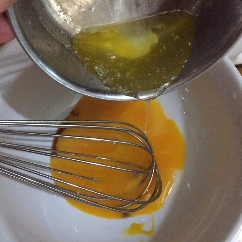 Step 1 Mixing the flour ingredients for Castella Cake - Taiwanese sponge cake