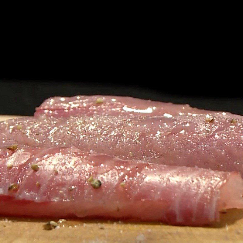 Step 3 Marinate fish for Fish Salad