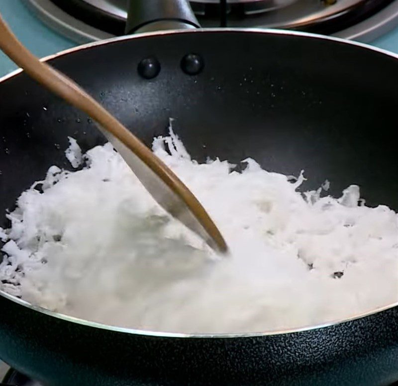 Step 3 Sautéed Coconut Vegan Coconut Floss