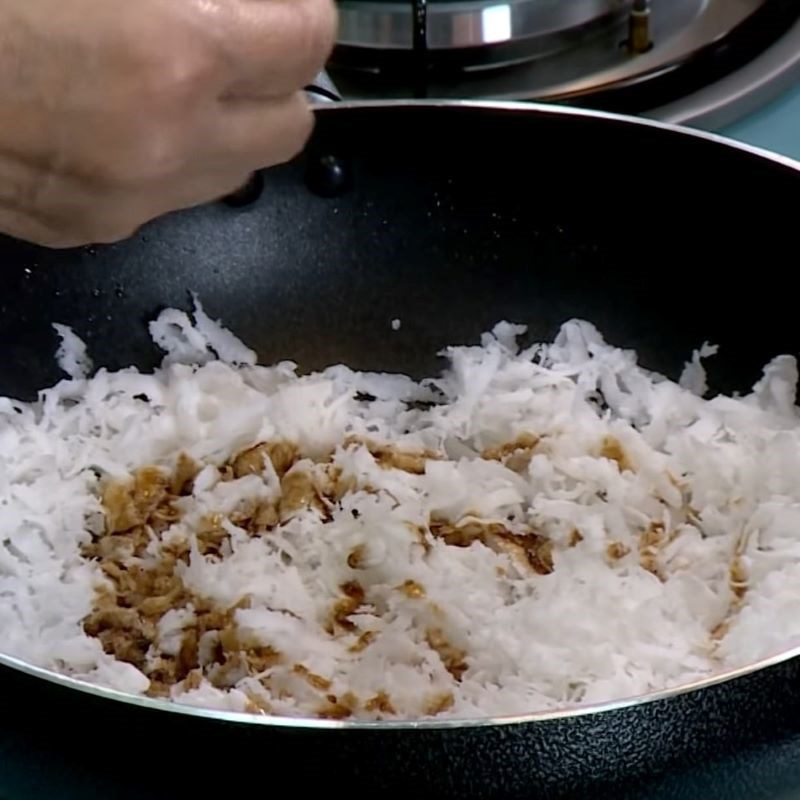 Step 3 Sautéed Coconut Vegan Coconut Floss