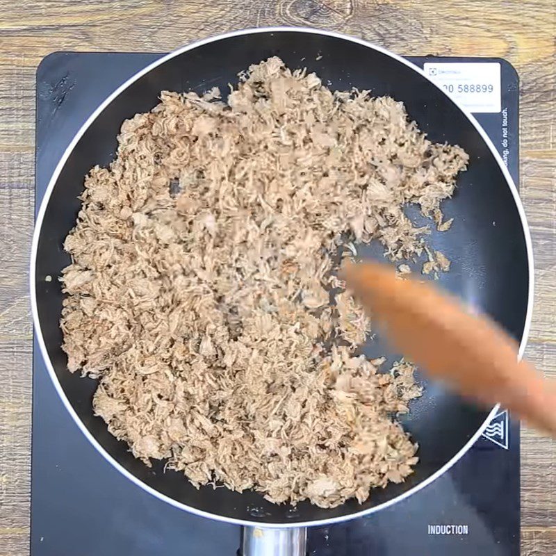 Step 5 Stir-fry beef (stir-fried floss) minced beef