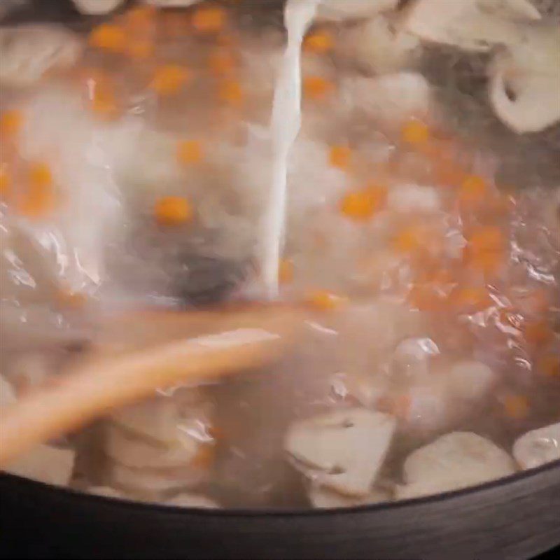 Step 2 Cook the Shrimp Oatmeal Soup